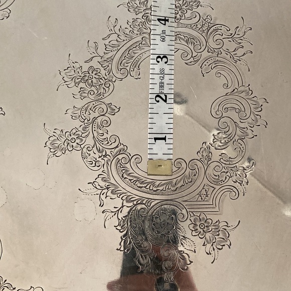 Antique Silver Plated Tray - Picture 9 of 14